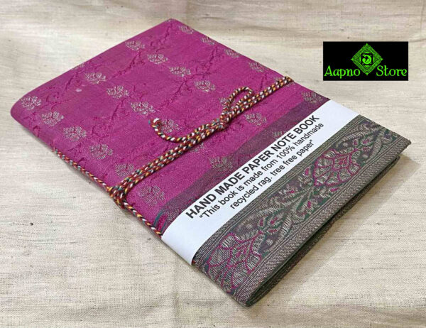 0030CRH- HAND MADE PAPER DIARY SILK ( Set Of 2 )