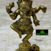 0255CRH- BRASS GANESH DANCING