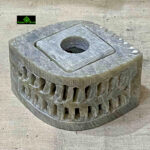 0313CRH- STONE CANDLE/INSENCE STICK HOLDER