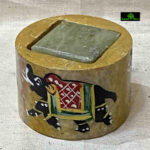 0314CRH- STONE CANDLE/INSENCE STICK HOLDER