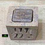 0320CRH- STONE CANDLE/INSENCE STICK HOLDER