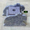 0324CRH- STONE CANDLE/INSENCE STICK HOLDER