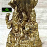 0359CRH- BRASS VISHNU LAXMI