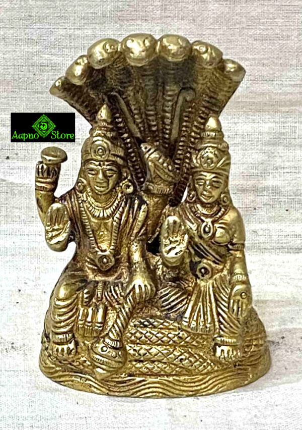 0359CRH- BRASS VISHNU LAXMI