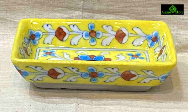 0130CRH- JAIPUR BLUE POTTERY TRAY