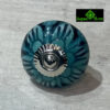 0141CRH-BLUE POTTERY/CEREMIC KNOB ( SET OF 4 )