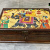 0016CRH- WOODEN BOX WITH FINE HAND PAINTING 4"-6"