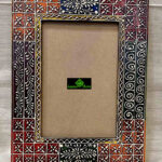 0175CRH- WOODEN PHOTO FRAME MULTI COLOUR
