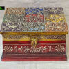 0186CRH- 6" WOODEN BOX MULTI COLOUR