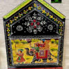 0187CRH- WOODEN HAND PAINTED KEY+LETTER HOLDER