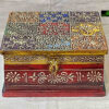 0199CRH- WOODEN DRY FRUIT/JEWELERY BOX MULTI COLOUR