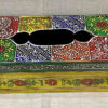 0201CRH- WOODEN TISSUE PAPRE BOX MULTI COLOUR