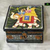 0022CRH- 4" WOODEN BOX WITH FINE HAND PAINTING