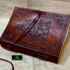 0329CRH- HAND MADE PAPER LEATHER DIARY THREAD