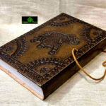 0354CRH- HAND MADE PAPER LEATHER DIARY THREAD