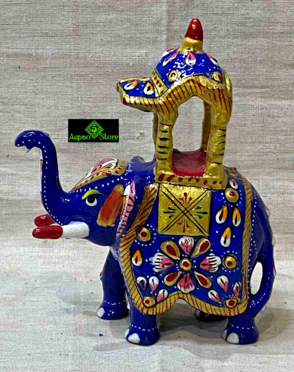 0450CRH- 4" METAL BLUE MEENA AMBABARI