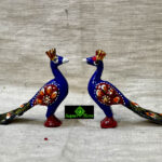 0451CRH- METAL BLUE MEENA PEACOCK ( SET OF 2 )