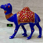 0458CRH- 5" METAL BLUE MEENA CAMEL