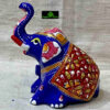 0466CRH- 3" METAL BLUE MEENA APPU ELEPHANT