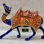 0468CRH- METAL BLUE MEENA CAMEL SADDLE