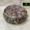 0485CRH- STONE CARVED FLAT COASTER SET