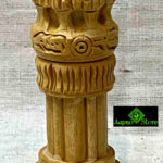 0494CRH- 4" WOODEN EMBLEM