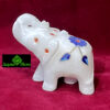 0526CRH- MARBLE INLAY ELEPHANT ( SET OF 2 )