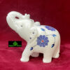 0528CRH- MARBLE INLAY ELEPHANT ( SET OF 2 )