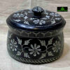 0543CRH- STONE BOX ROUND BLACK
