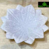 0568CRH- 6" MARBLE LOTUS PLATE