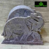 0580CRH- STONE COASTER SET ELEPHANT SHAPE