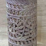 0592CRH- STONE TEA LIGHT / LED LIGHT