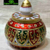 0600CRH- MARBLE BOX WITH GOLD LEAF