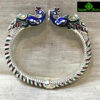 0070CRH- METAL PEACOCK DESIGN BENGLES ( SET OF 2 )