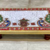 0099CRH- 4-6" MARBLE CHOKI / TABLE  ( SET OF 2 )