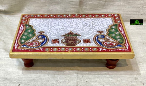 0099CRH- 4-6" MARBLE CHOKI / TABLE  ( SET OF 2 )