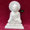 0119CRH- WHITE STONE BUDDHA