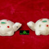 0163CRH- MARBLE INLAY TORTOISE ( SET OF 2 )