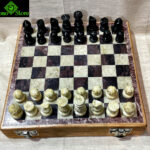 0207CRH- 8" STONE CHESS SET