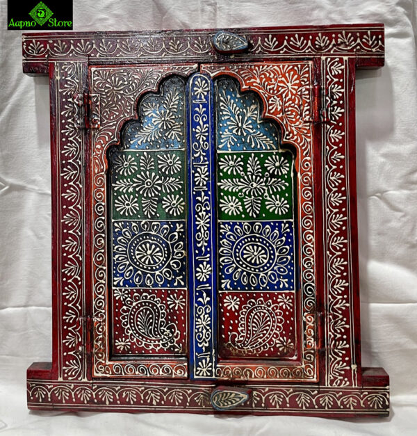 0325CRH- WOODEN WINDOW MULTI COLOUR
